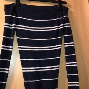 Off shoulder sweater